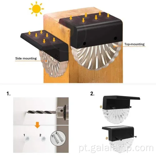 Luzes de parede de jardim lideradas à prova de intempéries duráveis